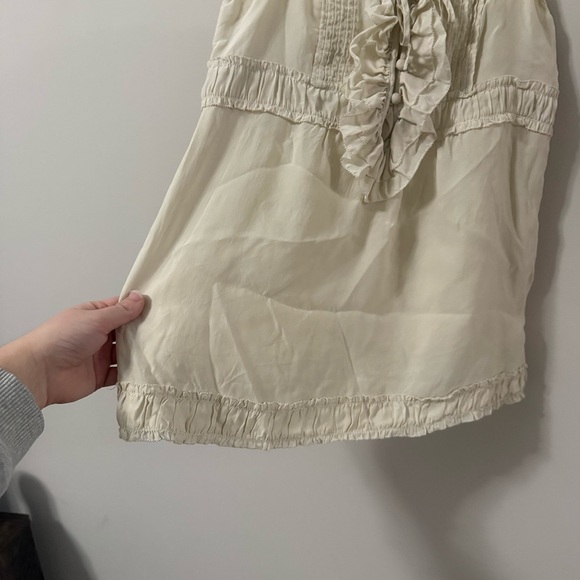 Vintage Y2K Cream Juicy Couture Camisole Blouse Sleeveless Tank Top Coquette - Picture 7 of 16